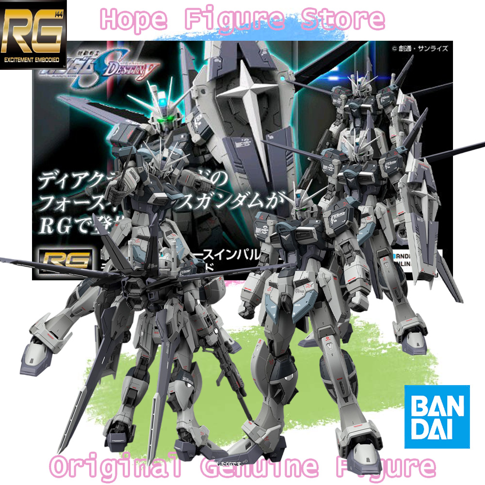 Bandai Model Gundam Rg - Em Estoque: Novo Boneco de Ação