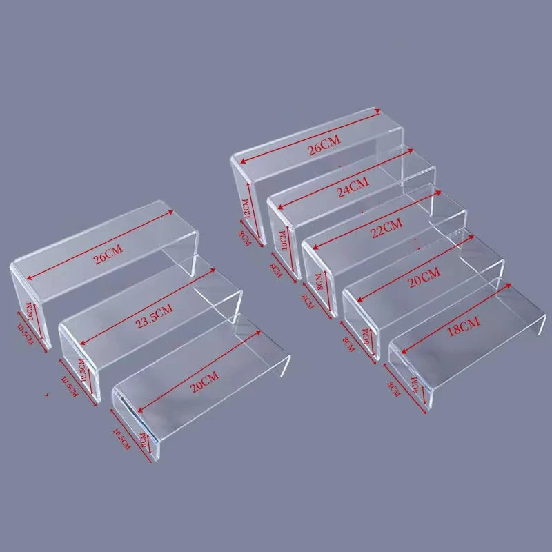 Display Risers Set - Risers de exibição de acrílico para