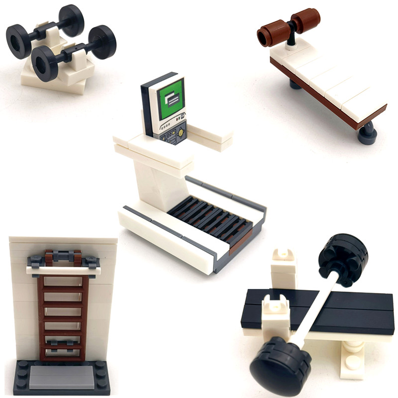 Lego Set City - Moc móveis de construção tijolos blocos
