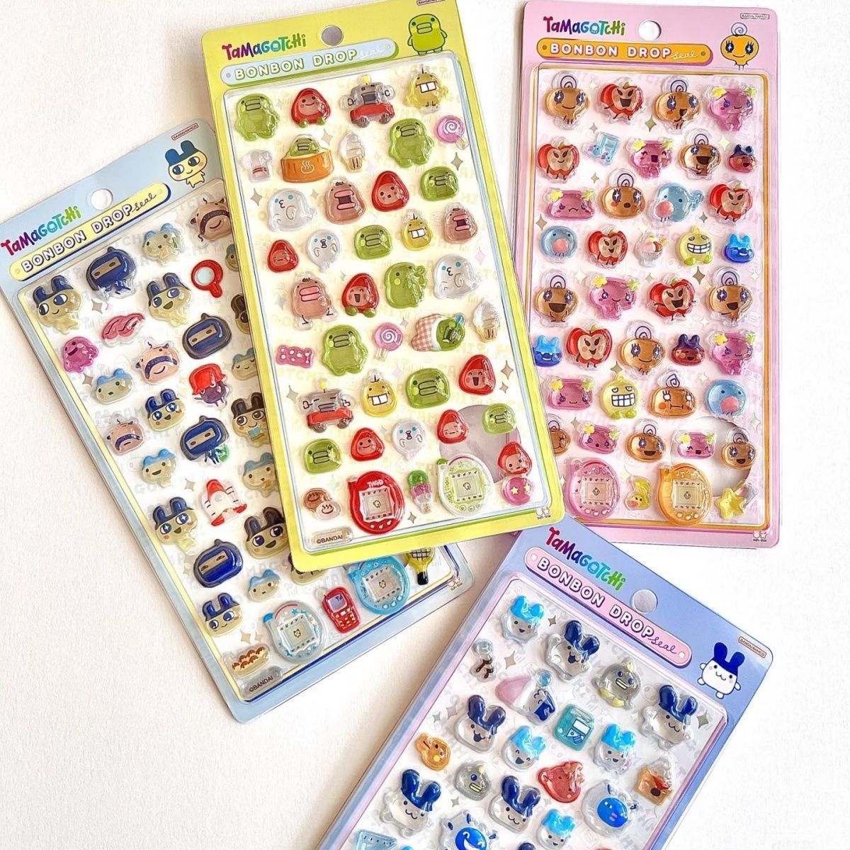 Bandai Model Tamagotchi - Adesivos 3D Tamagotchi - Decalques de