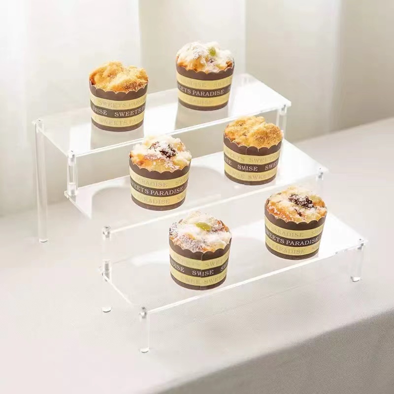 Suporte de acrílico transparen - Display Risers Set avaliação e preço