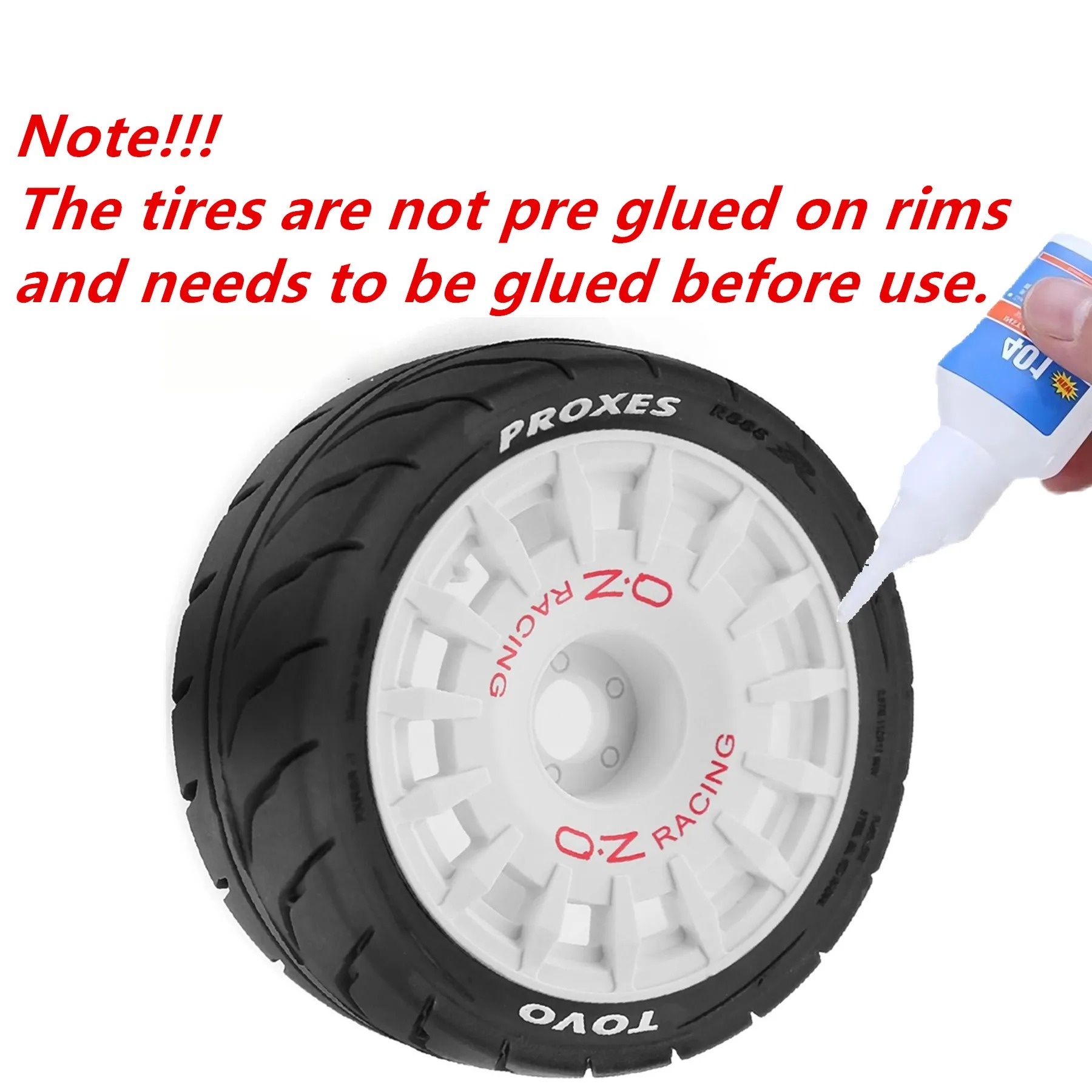 XILEZQF 4PCS Pneus de Turismo  - Tamiya Model Rc Car avaliação e preço